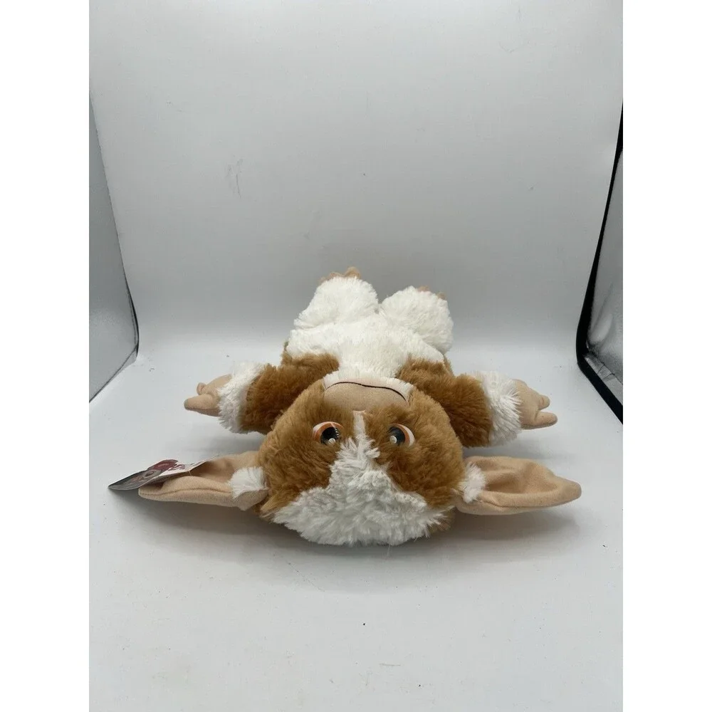 Gremlins Gizmo Mogwai Plush Toy Factory Warner Bros w Tag Brown White 10.5”